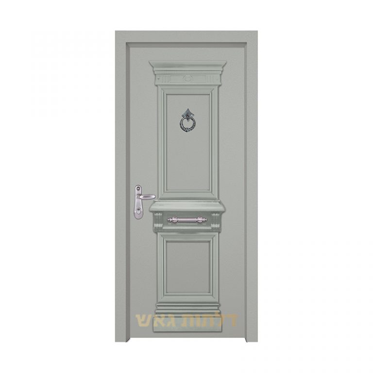 דלת כניסה מעוצבת 7059 צבע 0096-אפור בהיר