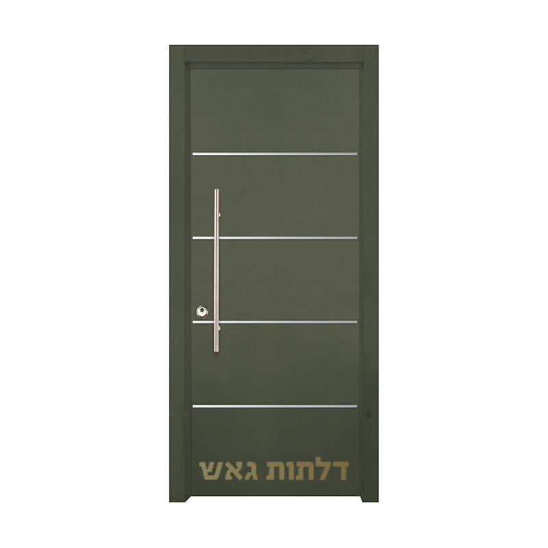 דלת שיק פסי ניקל - 521
