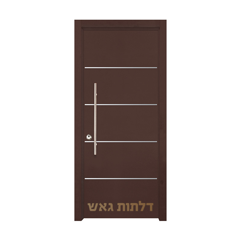 דלת שיק פסי ניקל - 8016